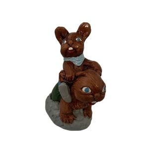 Vintage Hand Painted Bunny Rabbit Figurine